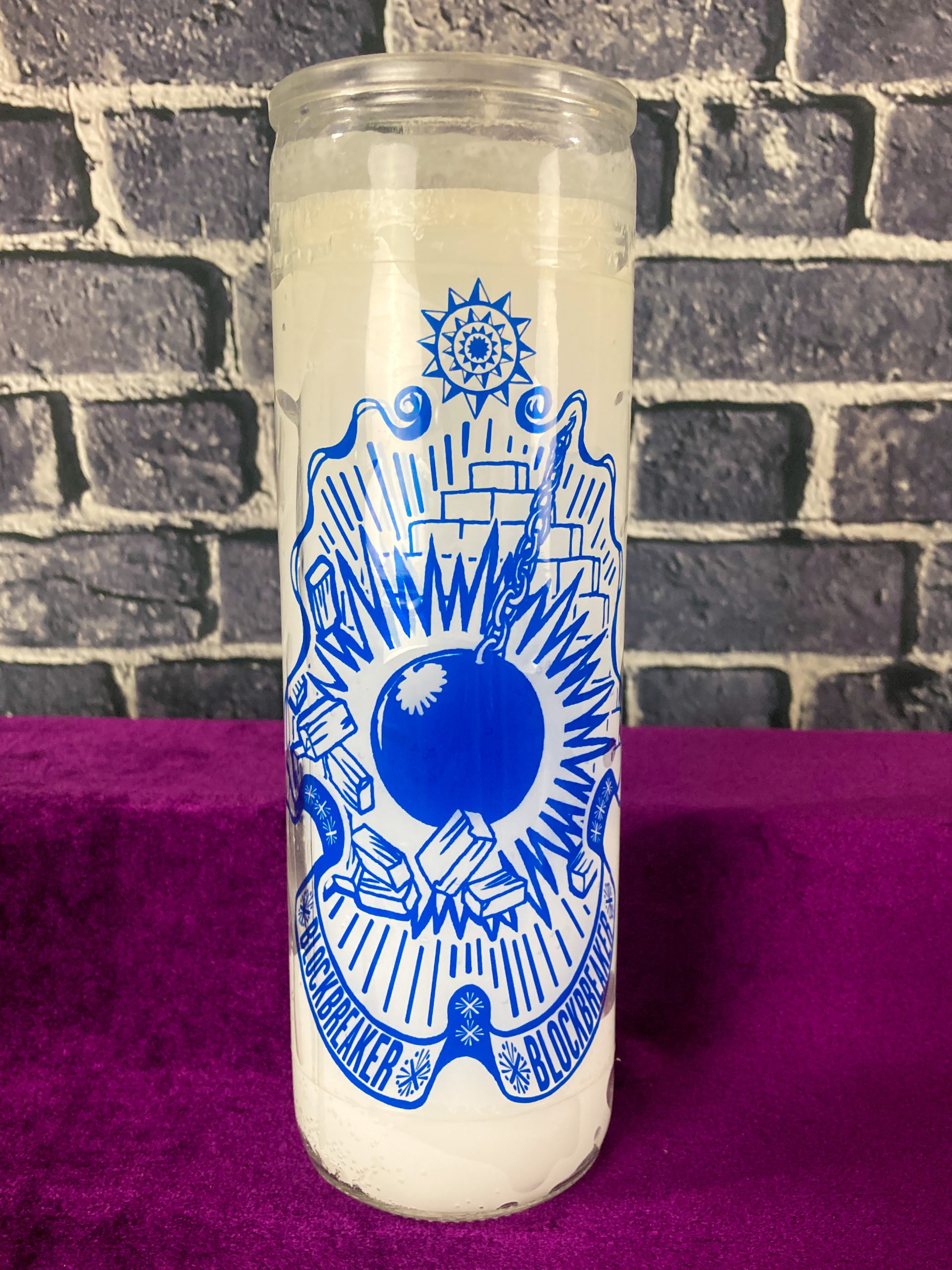 Blockbreaker 7-Day Glass Candle
